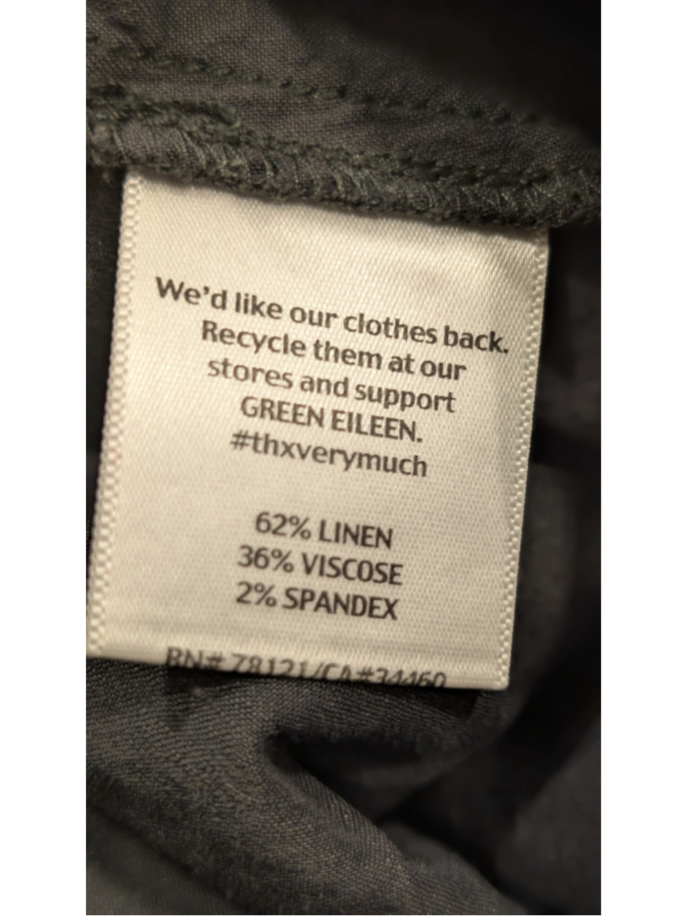 Women's Eileen Fisher A-Line Skirt Size S Grey - Picture 7 of 7